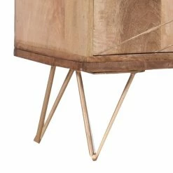 Ars manufacti Kommode Argallo II - Mango massiv / Metall - Mango / Gold -WOHNZIMMERMÖBEL Verkäufe kommode argallo ii mango massiv metall mango gold 4419580