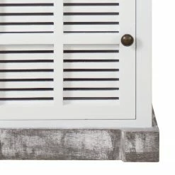 Maison Belfort Kommode Bellfield - Höhe: 77 cm -WOHNZIMMERMÖBEL Verkäufe kommode bellfield paulownia massiv weiss 77 cm 4347368