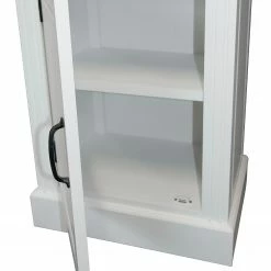 Maison Belfort Kommode Nasinu I - Paulownia teilmassiv - Weiß / Antik Grau -WOHNZIMMERMÖBEL Verkäufe kommode braun weiss 4727756