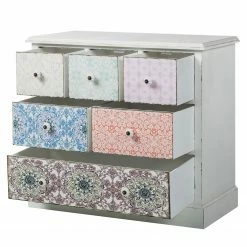 Maison Belfort Kommode Charminster V - Paulownia teilmassiv -WOHNZIMMERMÖBEL Verkäufe kommode charminster v paulownia teilmassiv 4263224