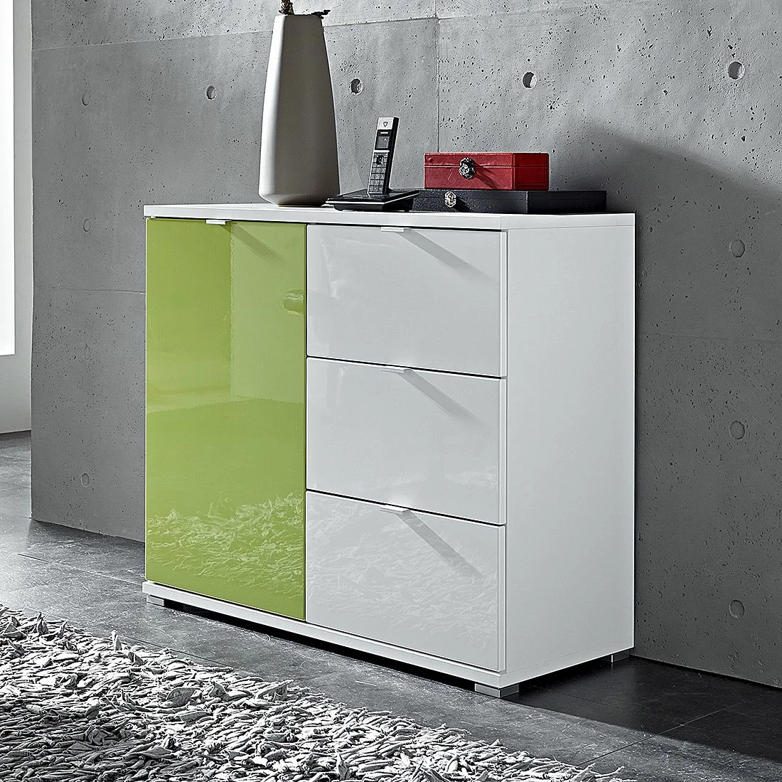 Germania Kommode Colorado - Weiß 2 Germania Kommode Colorado - Weiß – Bild 2