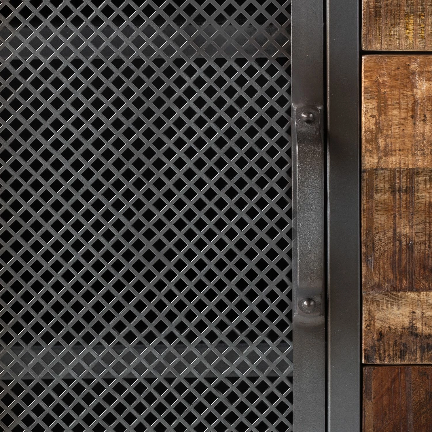 Ars manufacti Kommode Hunter I - Mango massiv / Metall - Mango / Blaugrau 7 Ars manufacti Kommode Hunter I - Mango massiv / Metall - Mango / Blaugrau – Bild 7