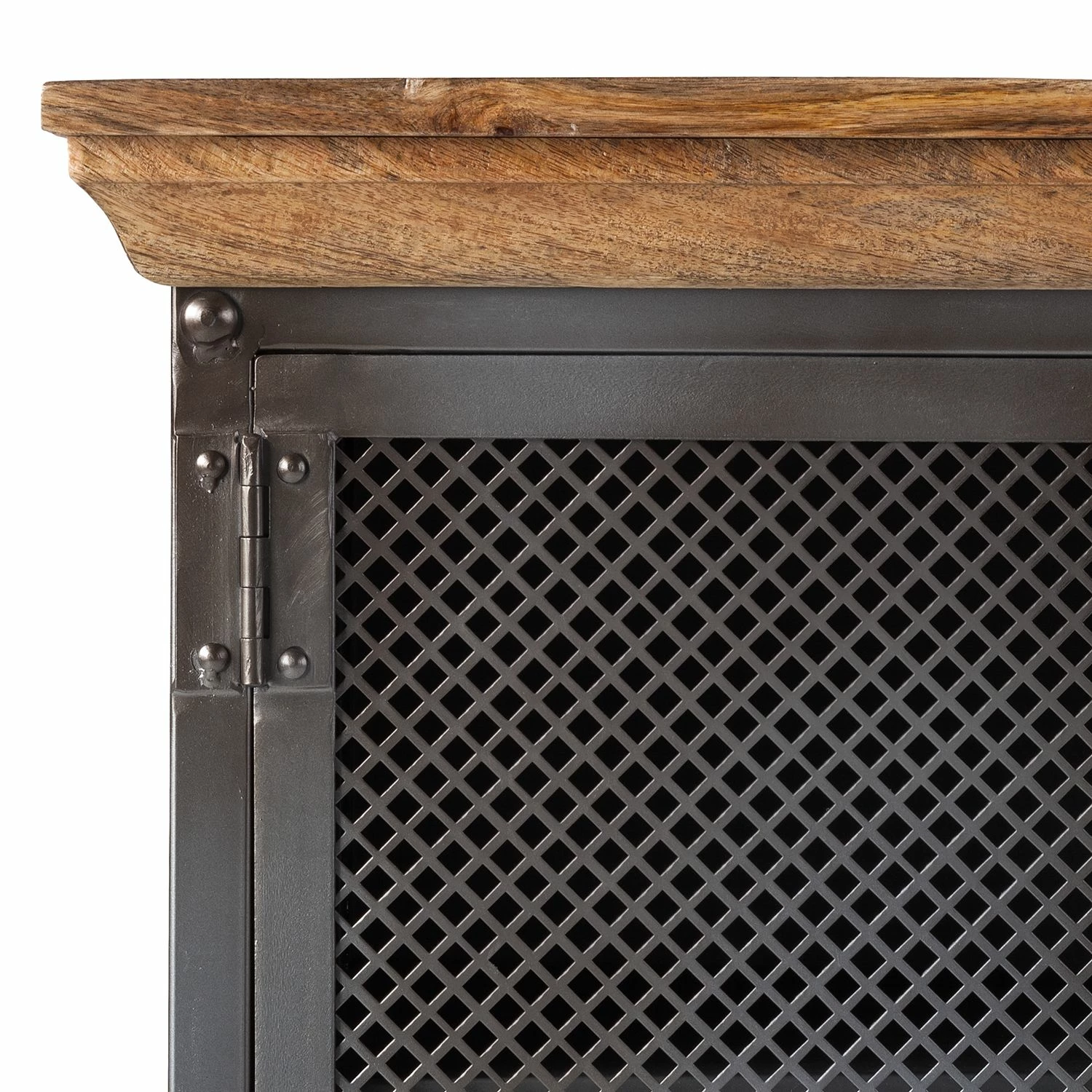 Ars manufacti Kommode Hunter I - Mango massiv / Metall - Mango / Blaugrau 8 Ars manufacti Kommode Hunter I - Mango massiv / Metall - Mango / Blaugrau – Bild 8