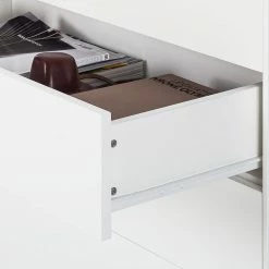 Mørteens Kommode Lindholm I - Weiß -WOHNZIMMERMÖBEL Verkäufe kommode lindholm weiss matt eiche massiv 358698