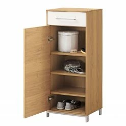 Voss Kommode Vedo I - Eiche / Weiß - Türanschlag links -WOHNZIMMERMÖBEL Verkäufe kommode vedo i eiche weiss tueranschlag links 4907984