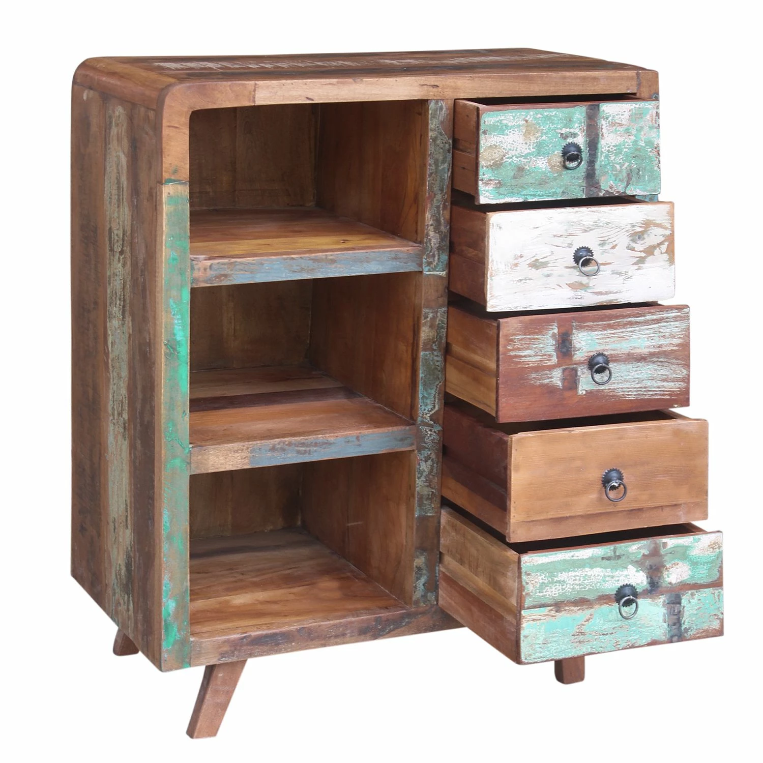 Ars manufacti Kommode Yazoo - Altholz massiv - Mehrfarbig 2 Ars manufacti Kommode Yazoo - Altholz massiv - Mehrfarbig – Bild 2