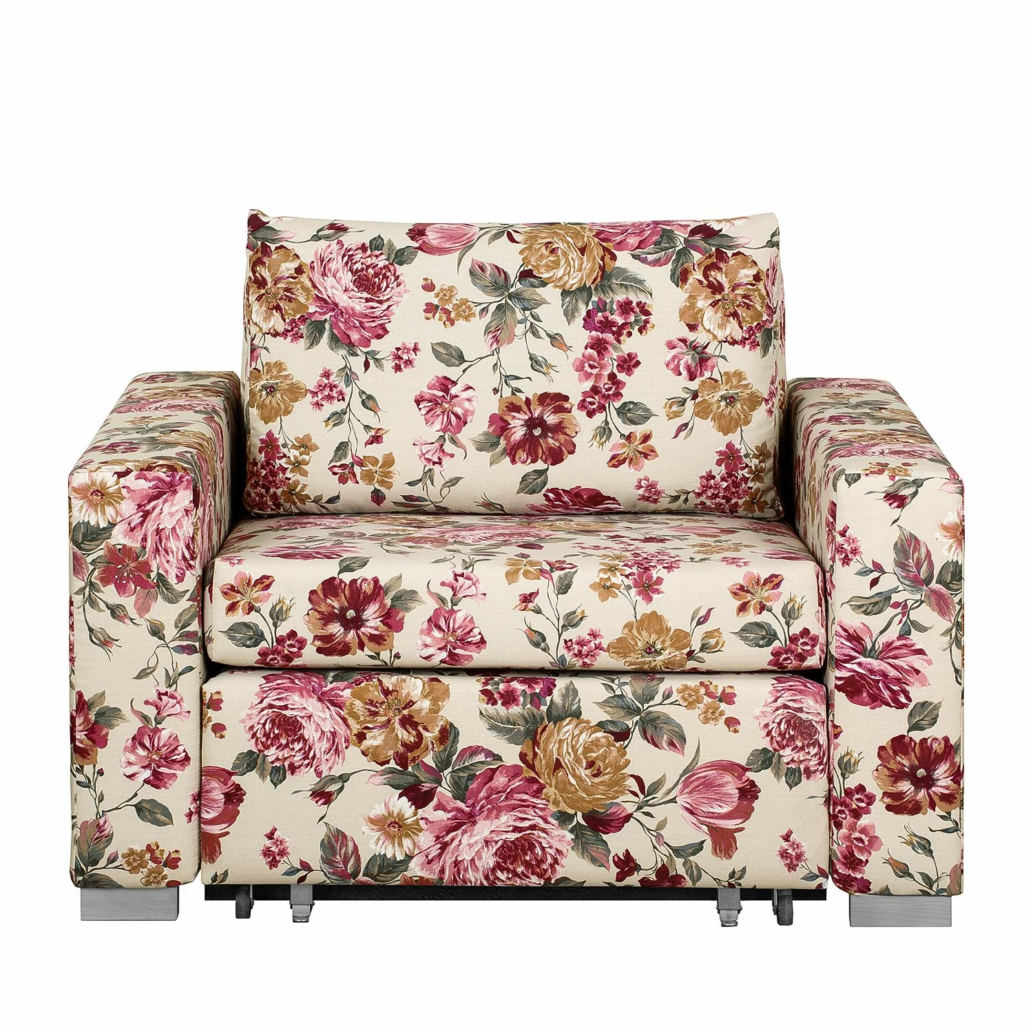 Mooved Schlafsessel Latina XII - Flachgewebe - Beige / Rot 3 Mooved Schlafsessel Latina XII - Flachgewebe - Beige / Rot – Bild 3