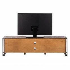 Ars manufacti TV-Lowboard Manchester II - Akazie massiv / Metall - Akazie / Anthrazit -WOHNZIMMERMÖBEL Verkäufe lowboard manchester ii akazie massiv metall 4882948