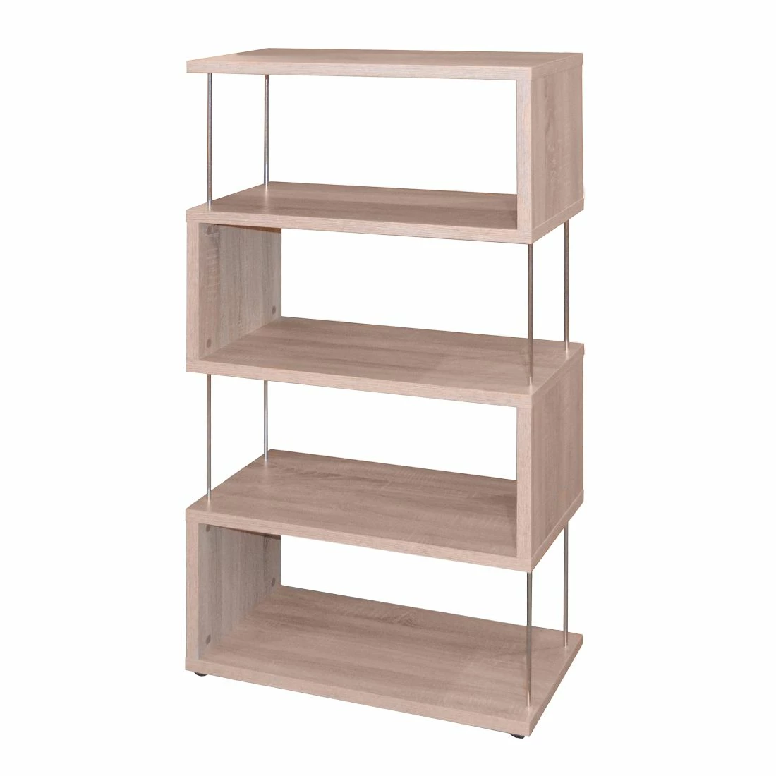 Mooved Standregal Leaf III - Eiche Sägerau Dekor 1 Mooved Standregal Leaf III - Eiche Sägerau Dekor