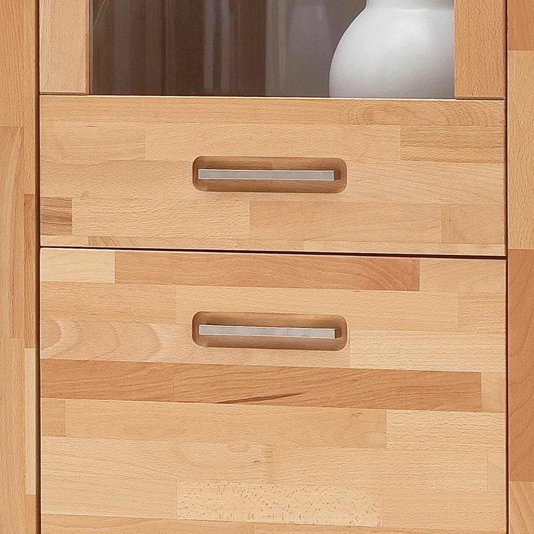 Ars Natura Standvitrine Majona - Inkl. Beleuchtung - Kernbuche - Türanschlag links 6 Ars Natura Standvitrine Majona - Inkl. Beleuchtung - Kernbuche - Türanschlag links – Bild 6