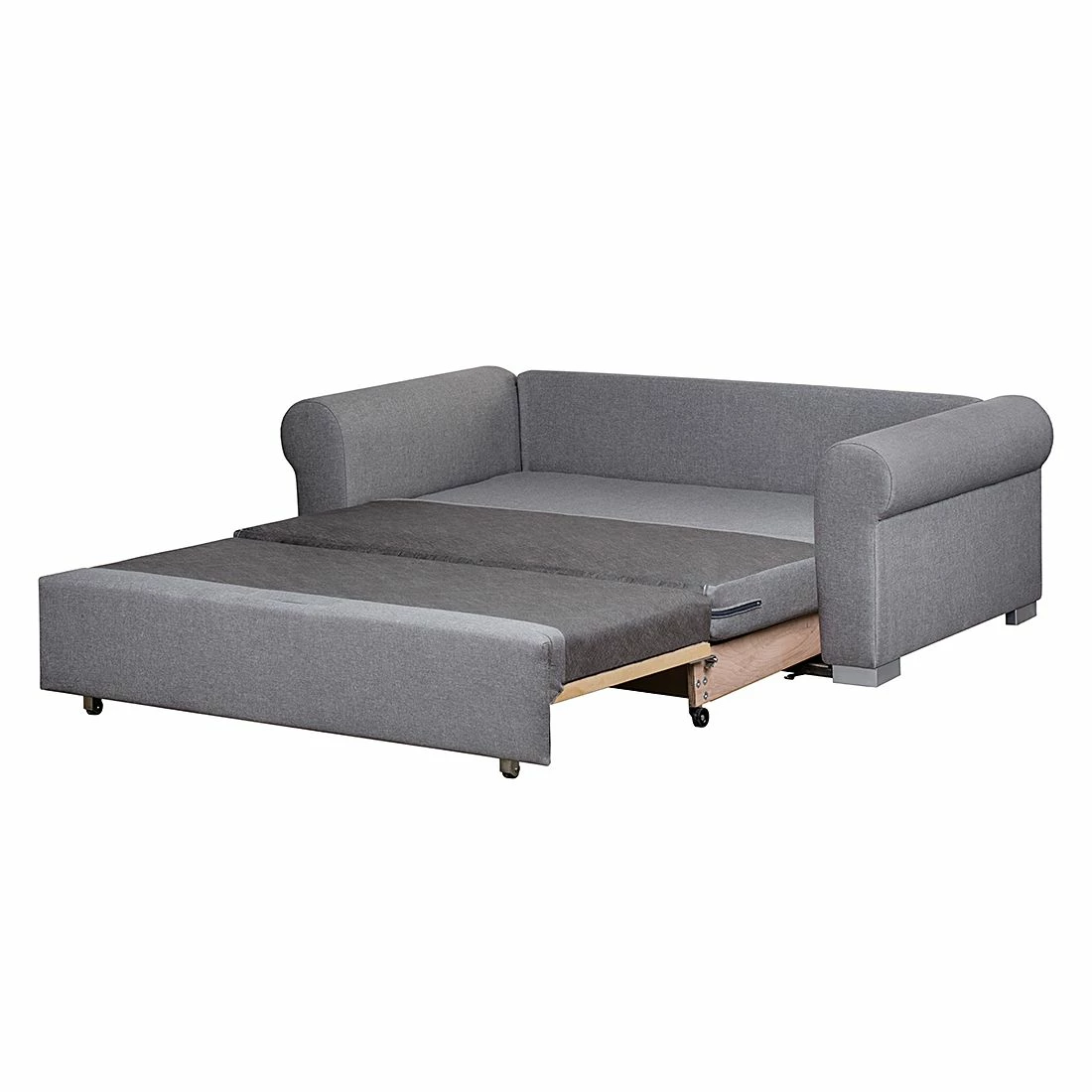 Mooved Schlafsofa Latina II Webstoff - Grau - Breite: 165 cm 2 Mooved Schlafsofa Latina II Webstoff - Grau - Breite: 165 cm – Bild 2