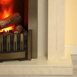 Montreux Elektrokamin Missouri - Beige-Creme marmoriert -WOHNZIMMERMÖBEL Verkäufe missouri elektrokamin beige creme marmoriert 4168848