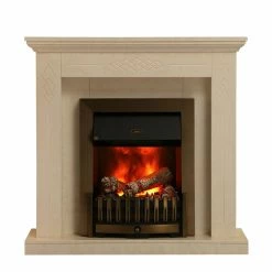 Montreux Elektrokamin Missouri - Beige-Creme marmoriert -WOHNZIMMERMÖBEL Verkäufe missouri elektrokamin beige creme marmoriert 4168860