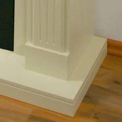 Montreux Elektrokamin Bergamo - Cremeweiß -WOHNZIMMERMÖBEL Verkäufe montreux bergamo elektrokamin mit filigrane applikationen in holzguss m al wsn 0025a 2