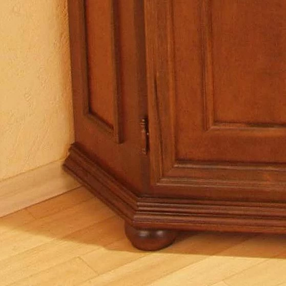 Montreux TV-Eckschrank Palermo - Ayous teilmassiv - Antikbraun 4 Montreux TV-Eckschrank Palermo - Ayous teilmassiv - Antikbraun – Bild 4