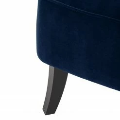 Maison Belfort Sessel Audrey Samt -WOHNZIMMERMÖBEL Verkäufe ohrensessel audrey samt dunkelblau 4951132