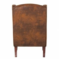 Red Living Ohrensessel Italo - Antiklederlook - Braun -WOHNZIMMERMÖBEL Verkäufe ohrensessel italo microfaser braun 253369