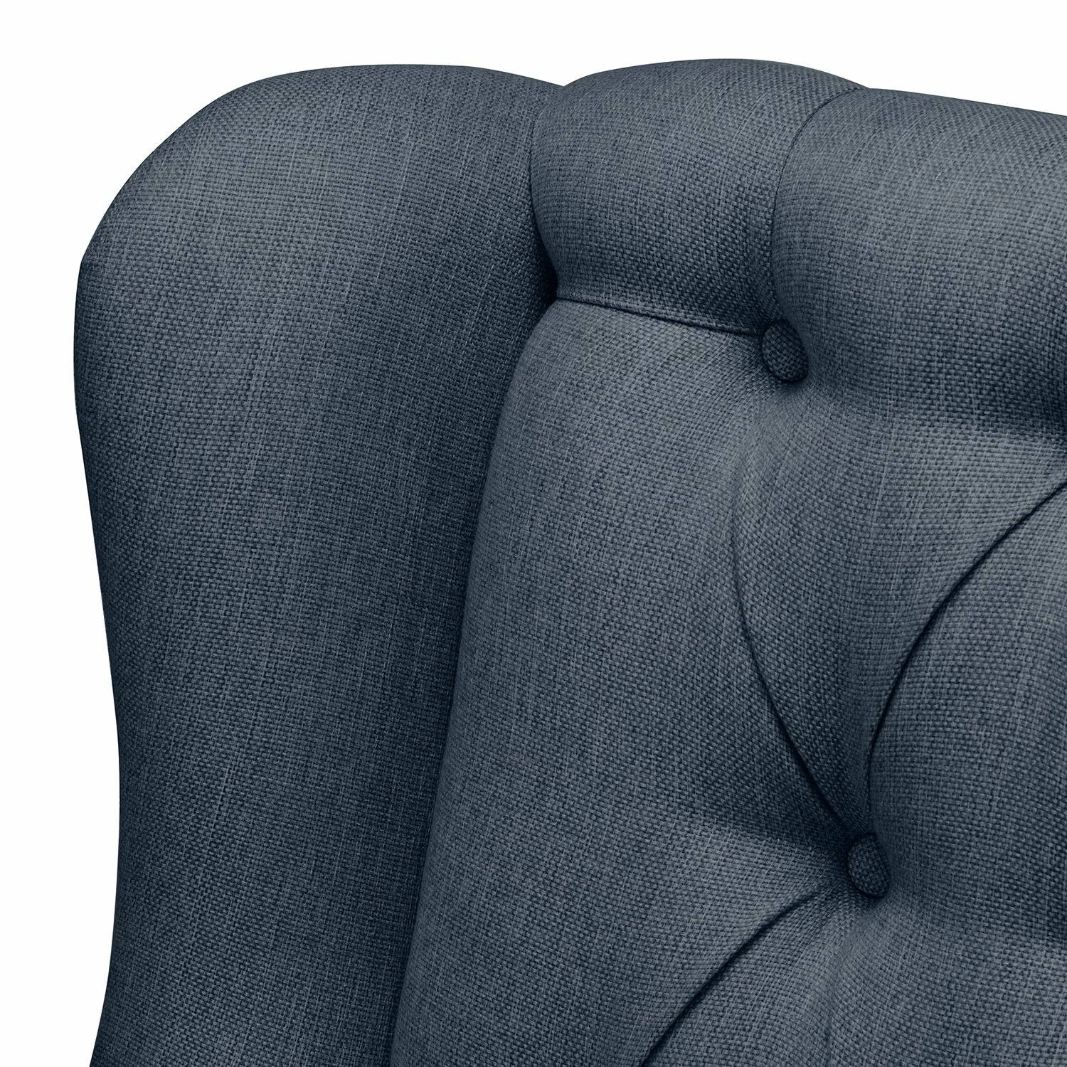 Maison Belfort Polstergarnitur Luro (2-1-1) - Strukturstoff - Dunkelblau 9 Maison Belfort Polstergarnitur Luro (2-1-1) - Strukturstoff - Dunkelblau – Bild 9