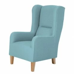 Max Winzer Ohrensessel Sarron Leinenoptik - Aqua