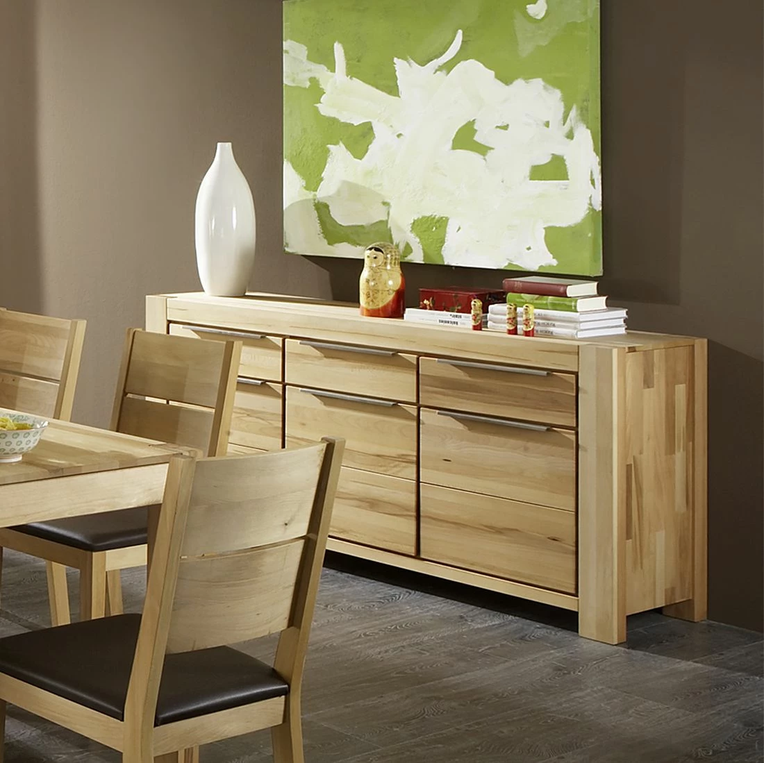 Ars Natura Sideboard Pia I - Kernbuche massiv 2 Ars Natura Sideboard Pia I - Kernbuche massiv – Bild 2