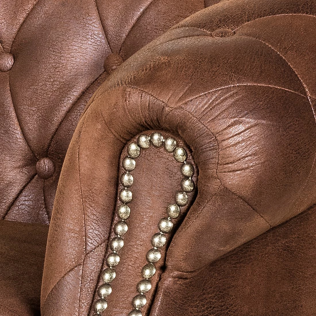 Ars manufacti Polstergarnitur Benavente (3-2-1) - Antiklederoptik Braun 20 Ars manufacti Polstergarnitur Benavente (3-2-1) - Antiklederoptik Braun – Bild 20