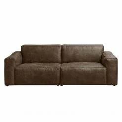 Ars manufacti Polstergarnitur Manchester (3-2) Antikle - Braun -WOHNZIMMERMÖBEL Verkäufe polstergarnitur manchester 3 2 antiklederlook braun 4354936