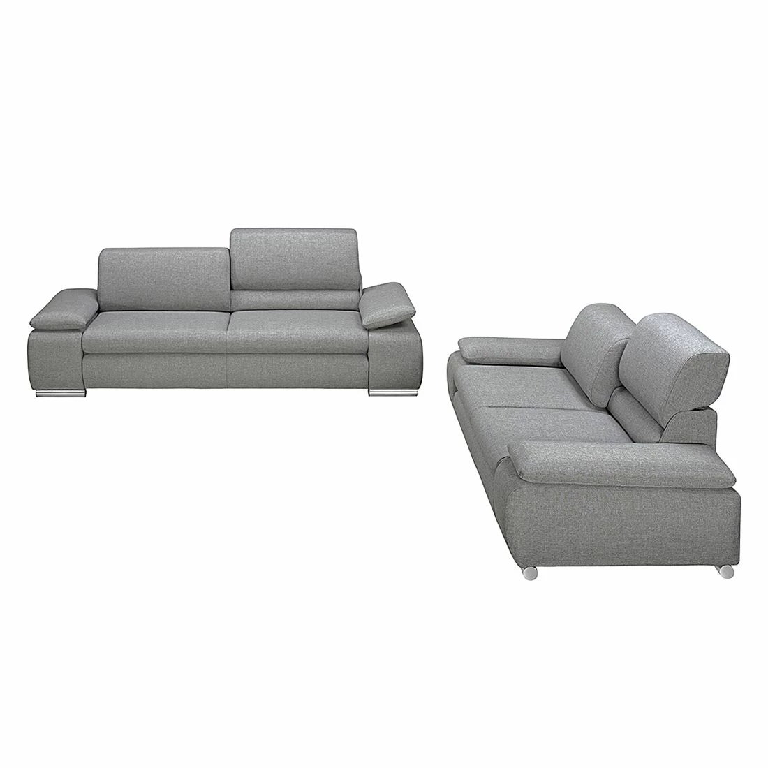 Fredriks Polstergarnitur Masca (3-2) - Webstoff Grau 7 Fredriks Polstergarnitur Masca (3-2) - Webstoff Grau – Bild 7