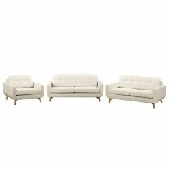 Mørteens Polstergarnitur Postville (3-2-1) - Hellbeige