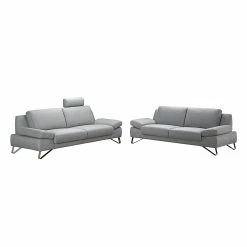 Loftscape Polstergarnitur Silvano (3-2,5) - Webstoff Grau - Keine Funktion -WOHNZIMMERMÖBEL Verkäufe polstergarnitur silvano 3 2 5 webstoff grau 442524