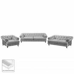 Jack & Alice Polstergarnitur Thory (3-2-1) - Lichtgrau 14 Jack & Alice Polstergarnitur Thory (3-2-1) - Lichtgrau -WOHNZIMMERMÖBEL Verkäufe polstergarnitur thory 3 2 1 samt hellgrau 4898352