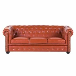 Ars manufacti Polstergarnitur Torquay (3-2-1) - Kunstleder - Braun -WOHNZIMMERMÖBEL Verkäufe polstergarnitur torquay 3 2 1 kunstleder braun 472125