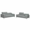 Loftscape Polstergarnitur Walden 3-2,5 - Kunstleder - Grau