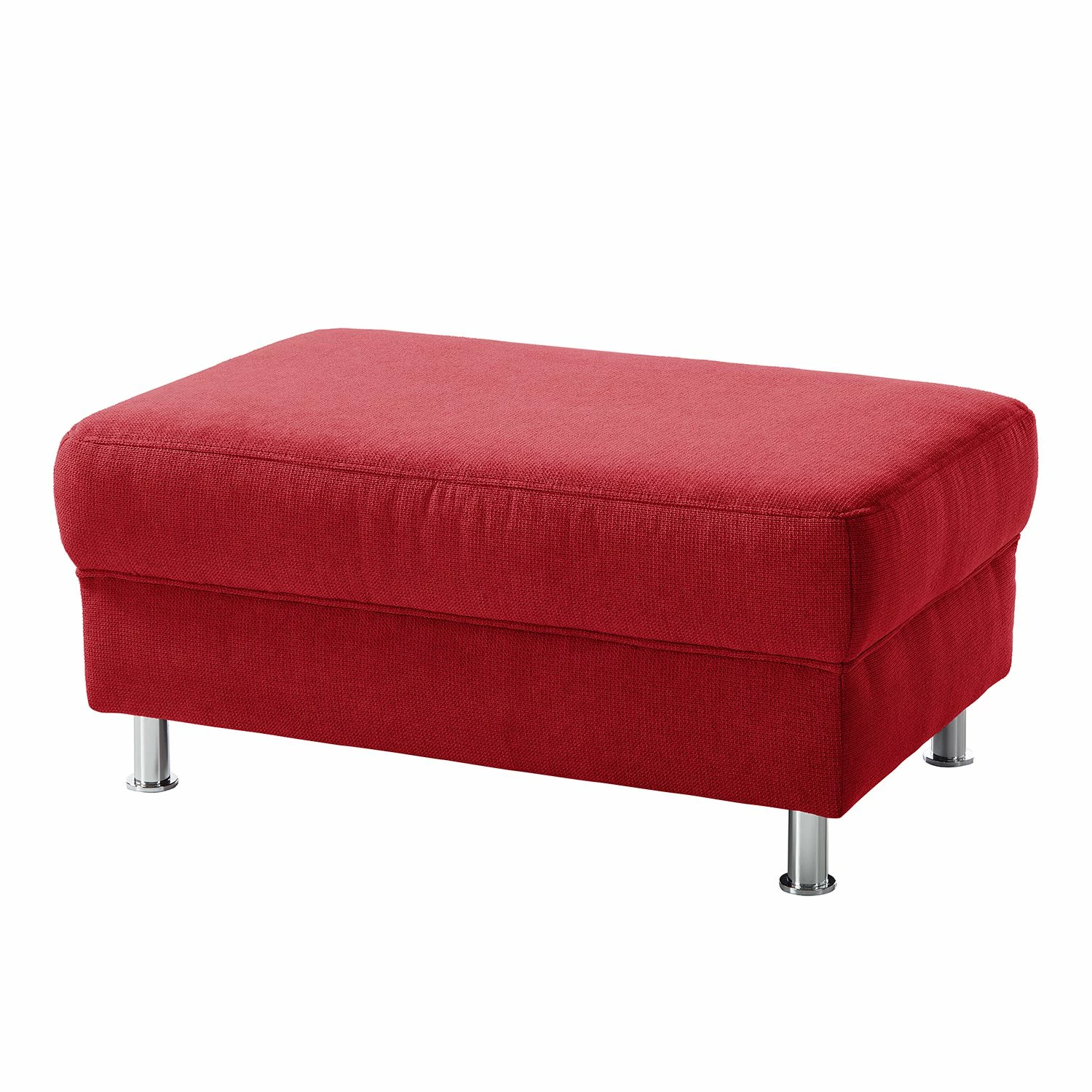 Fredriks Polsterhocker Calang Webstoff - Rot 1 Fredriks Polsterhocker Calang Webstoff - Rot