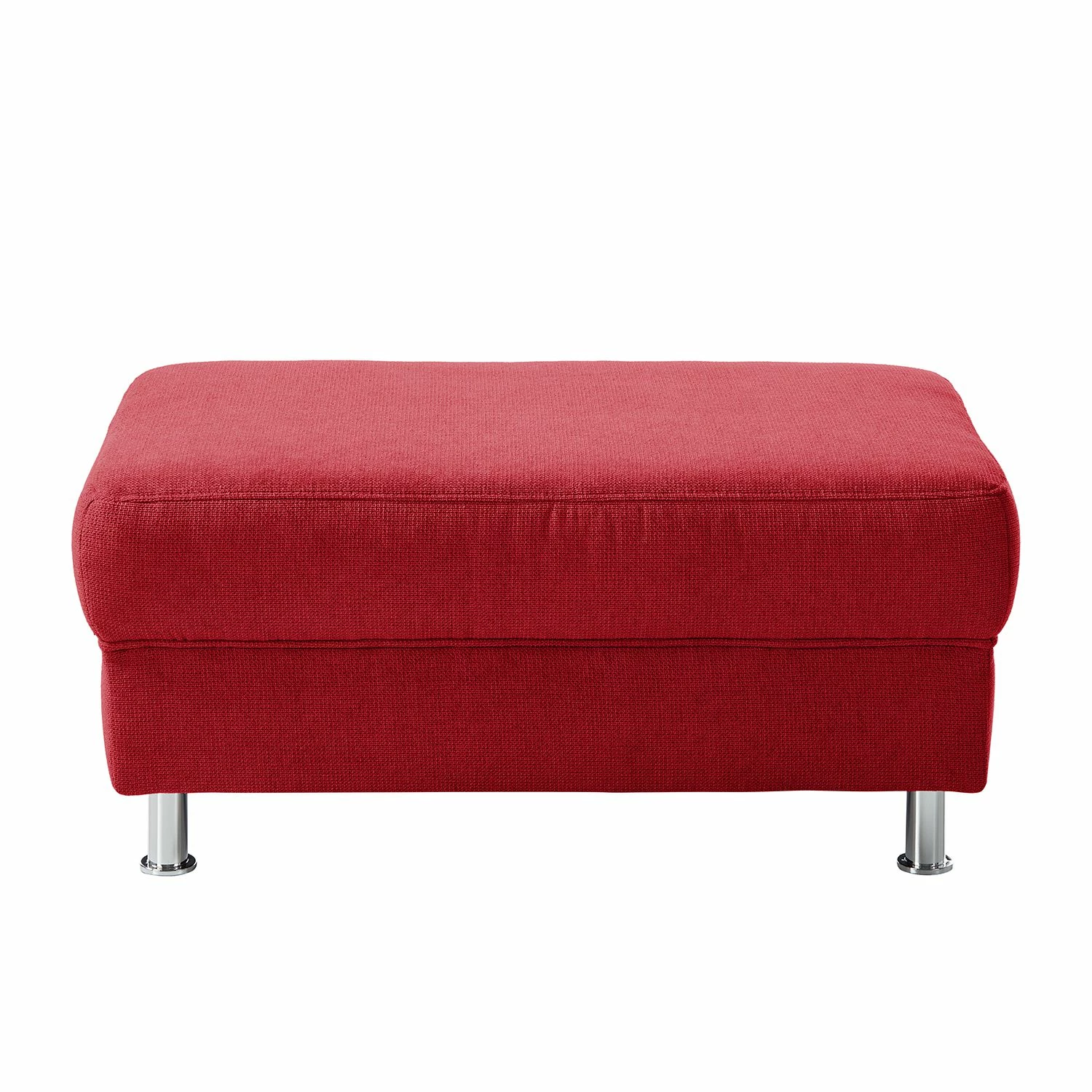 Fredriks Polsterhocker Calang Webstoff - Rot 2 Fredriks Polsterhocker Calang Webstoff - Rot – Bild 2