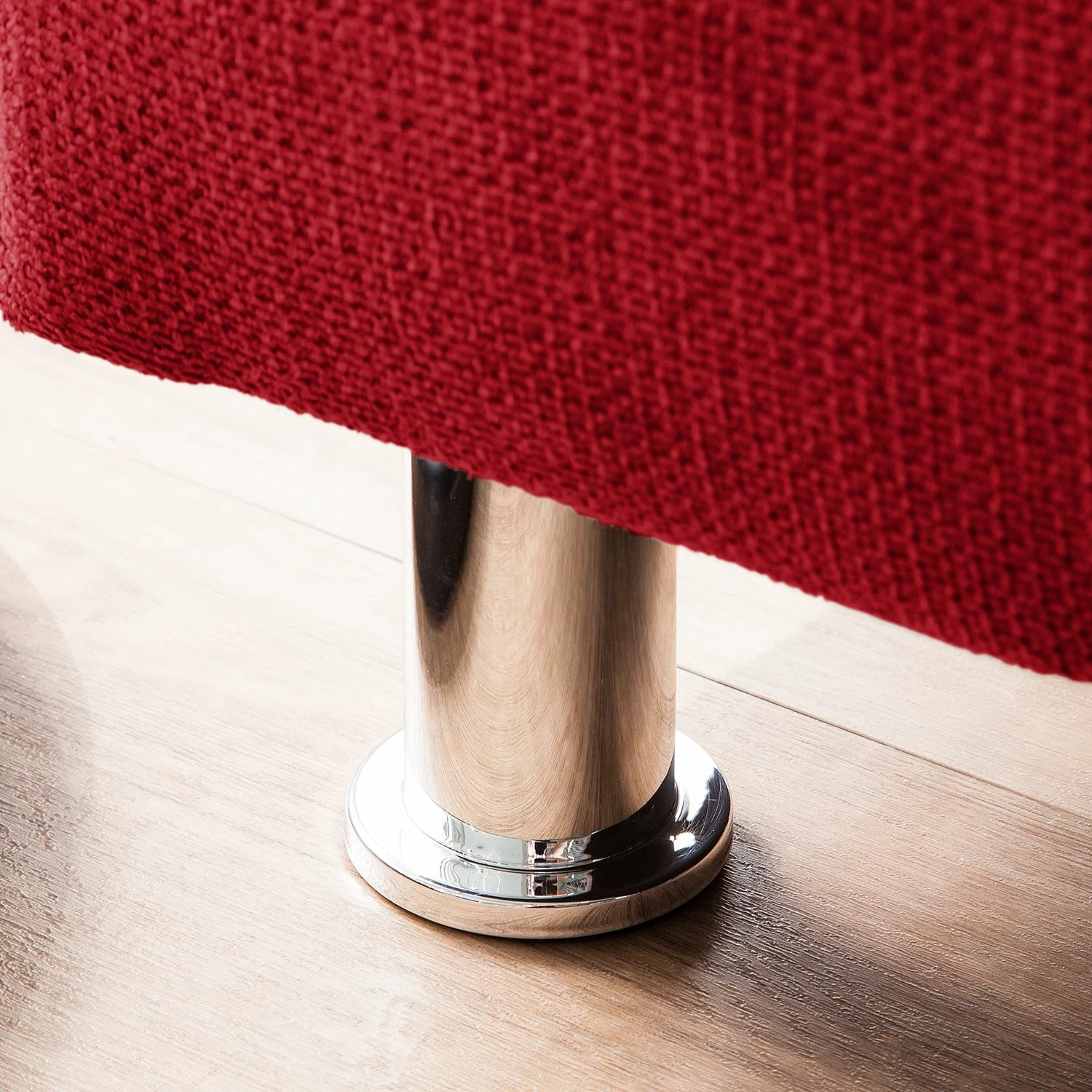 Fredriks Polsterhocker Calang Webstoff - Rot 6 Fredriks Polsterhocker Calang Webstoff - Rot – Bild 6