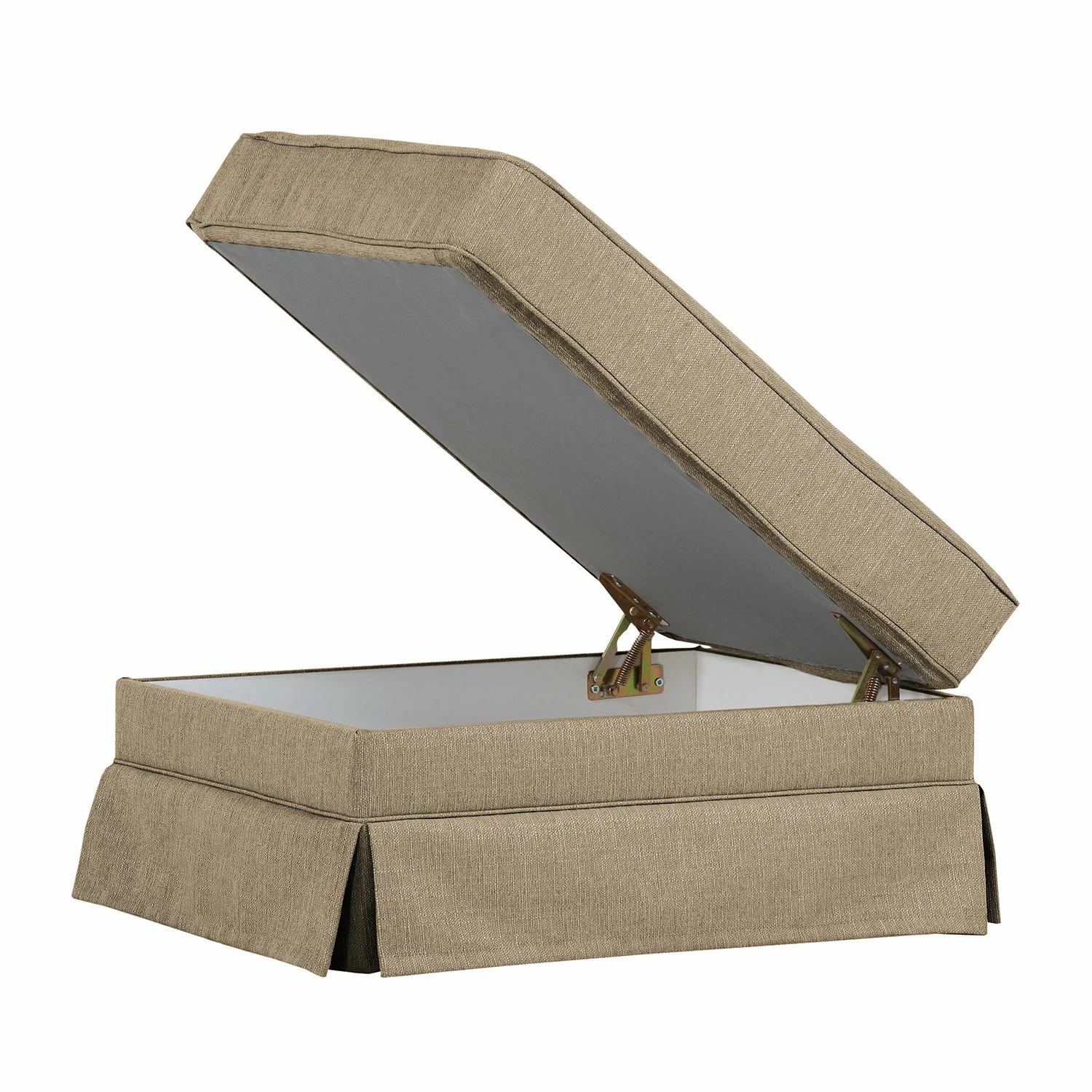 Ridgevalley Polsterhocker Campagne Webstoff - Muskat 5 Ridgevalley Polsterhocker Campagne Webstoff - Muskat – Bild 5