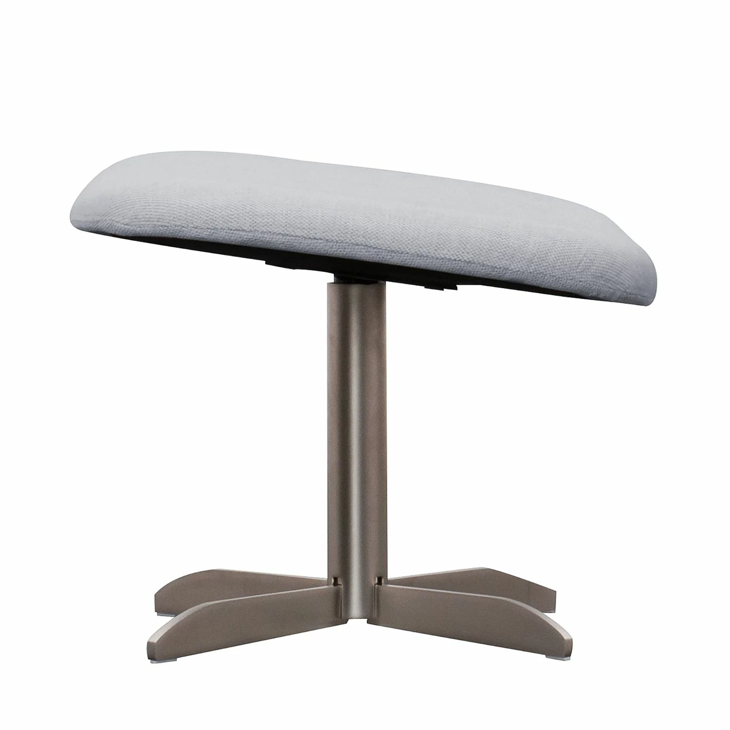 Studio Copenhagen Polsterhocker Houston Webstoff - Webstoff Milan: Hellgrau - Edelstahl 3 Studio Copenhagen Polsterhocker Houston Webstoff - Webstoff Milan: Hellgrau - Edelstahl – Bild 3