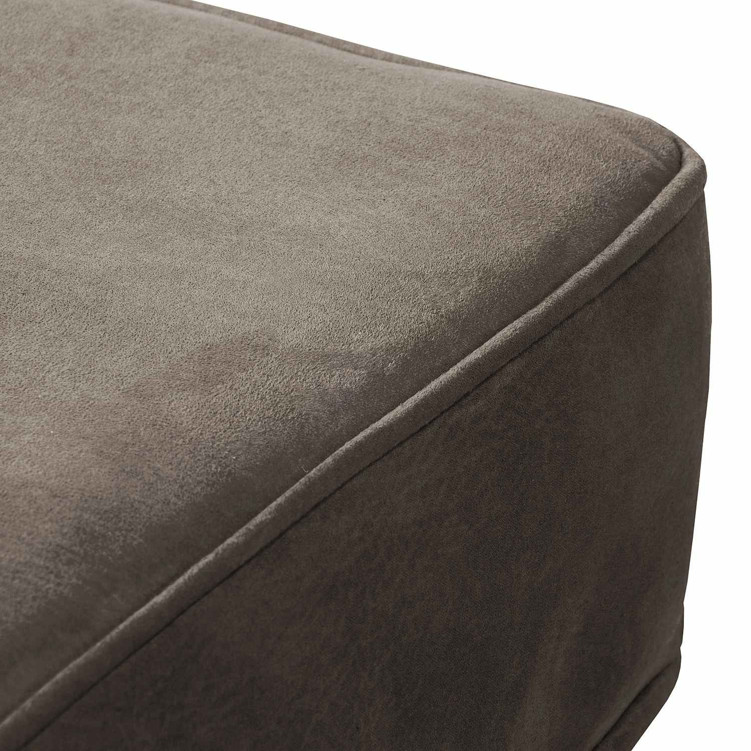 Maison Belfort Polsterhocker Miscol - Braungrau 4 Maison Belfort Polsterhocker Miscol - Braungrau – Bild 4