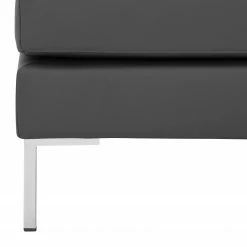 Fredriks Polsterhocker Portobello Echtleder - Echtleder Gad: Anthrazit - Eckig -WOHNZIMMERMÖBEL Verkäufe polsterhocker portobello echtleder eckiger fuss 3798824