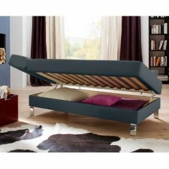 Loftscape Recamiere Athmos (mit Schlaffunktion) - Kunstleder - Dunkelblau - Armlehne davorstehend links 27 Loftscape Recamiere Athmos (mit Schlaffunktion) - Kunstleder - Dunkelblau - Armlehne davorstehend links -WOHNZIMMERMÖBEL Verkäufe recamiere athmos mit schlaffunktion kunstleder armlehne davorstehend links dunkelblau 1720174