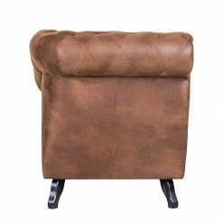 Ars manufacti Recamiere Benavente - Antiklederoptik Braun - Armlehne davorstehend links -WOHNZIMMERMÖBEL Verkäufe recamiere benavente antiklederlook braun armlehne davorstehend links 406863