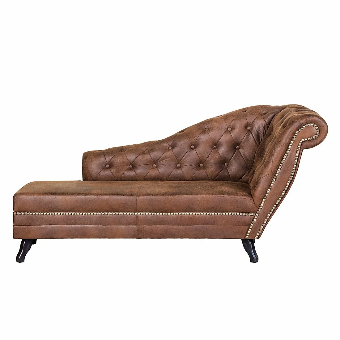 Ars manufacti Recamiere Benavente - Antiklederoptik Braun - Armlehne davorstehend rechts 2 Ars manufacti Recamiere Benavente - Antiklederoptik Braun - Armlehne davorstehend rechts – Bild 2