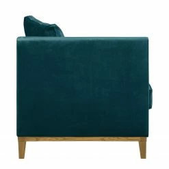 Jack & Alice Recamiere Blomma - Armlehne davorstehend links - Eiche -WOHNZIMMERMÖBEL Verkäufe recamiere blomma samtstoff petrol armlehne davorstehend links eiche 3670993