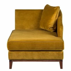 Jack & Alice Recamiere Blomma - Samtstoff SenfGelb - Armlehne davorstehend links -WOHNZIMMERMÖBEL Verkäufe recamiere blomma samtstoff senfgelb armlehne davorstehend links 354746