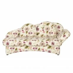 Ridgevalley Recamiere Eresburg Flachgewebe - Beige geblümt - Armlehne davorstehend rechts -WOHNZIMMERMÖBEL Verkäufe recamiere eresburg flachgewebe beige gebluemt armlehne davorstehend rechts 3355661