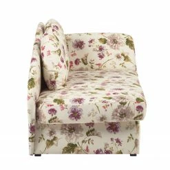 Ridgevalley Recamiere Eresburg Flachgewebe - Beige geblümt - Armlehne davorstehend rechts -WOHNZIMMERMÖBEL Verkäufe recamiere eresburg flachgewebe beige gebluemt armlehne davorstehend rechts 3355669