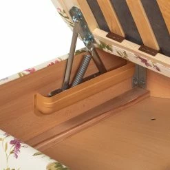 Ridgevalley Recamiere Eresburg Flachgewebe - Beige geblümt - Armlehne davorstehend rechts -WOHNZIMMERMÖBEL Verkäufe recamiere eresburg flachgewebe beige gebluemt armlehne davorstehend rechts 3355681