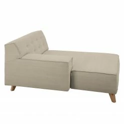 Tom Tailor Recamiere Nordic Chic Webstoff - Stoff TUS: 1 ecru - Armlehne davorstehend links -WOHNZIMMERMÖBEL Verkäufe recamiere lanipa webstoff armlehne davorstehend links kaschmir 4217760