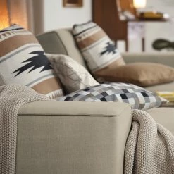 Tom Tailor Recamiere Nordic Chic Webstoff - Stoff TUS: 1 ecru - Armlehne davorstehend links -WOHNZIMMERMÖBEL Verkäufe recamiere lanipa webstoff armlehne davorstehend rechts kaschmir 4217564