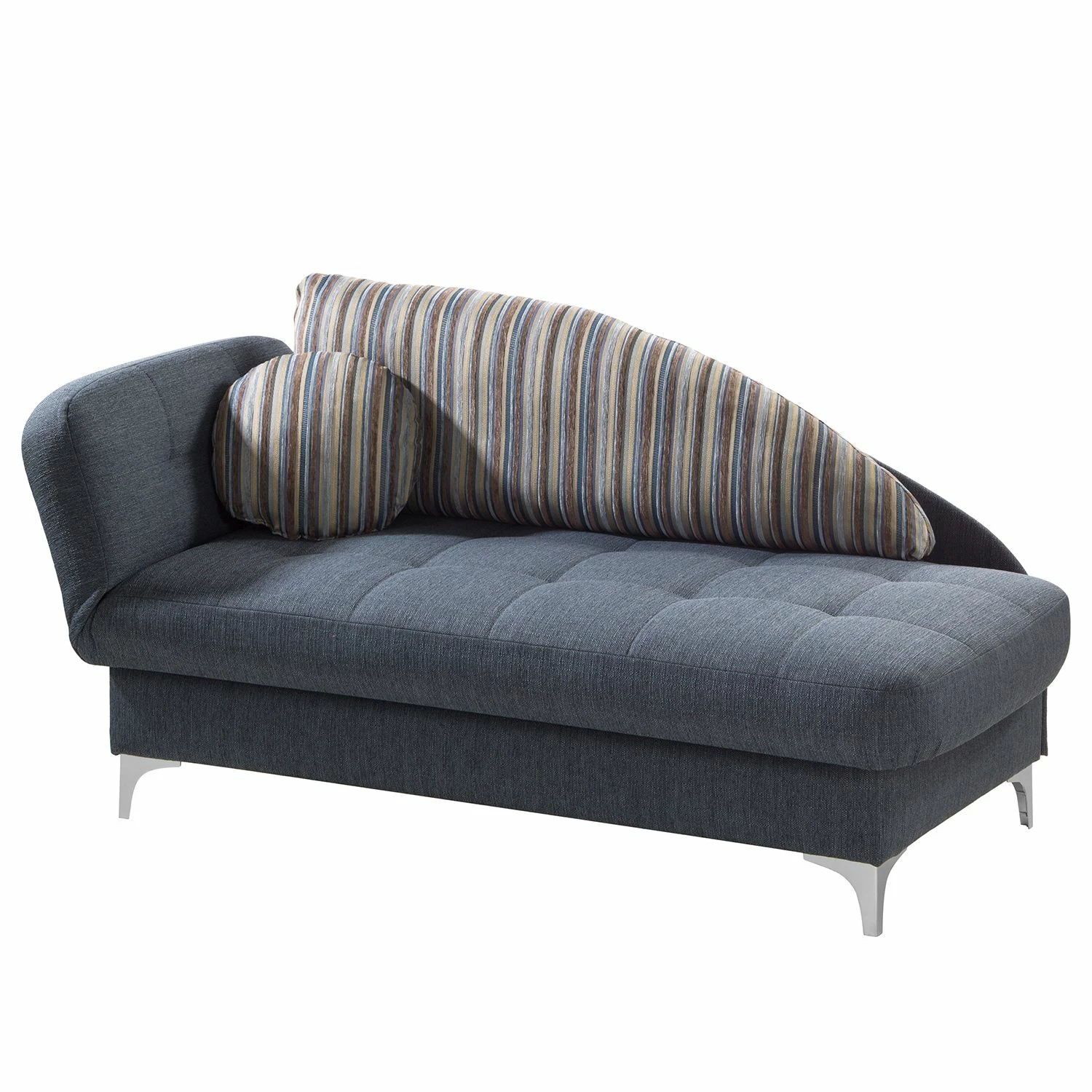 Loftscape Recamiere Limon - Webstoff - Jeansblau - Armlehne davorstehend links 1 Loftscape Recamiere Limon - Webstoff - Jeansblau - Armlehne davorstehend links